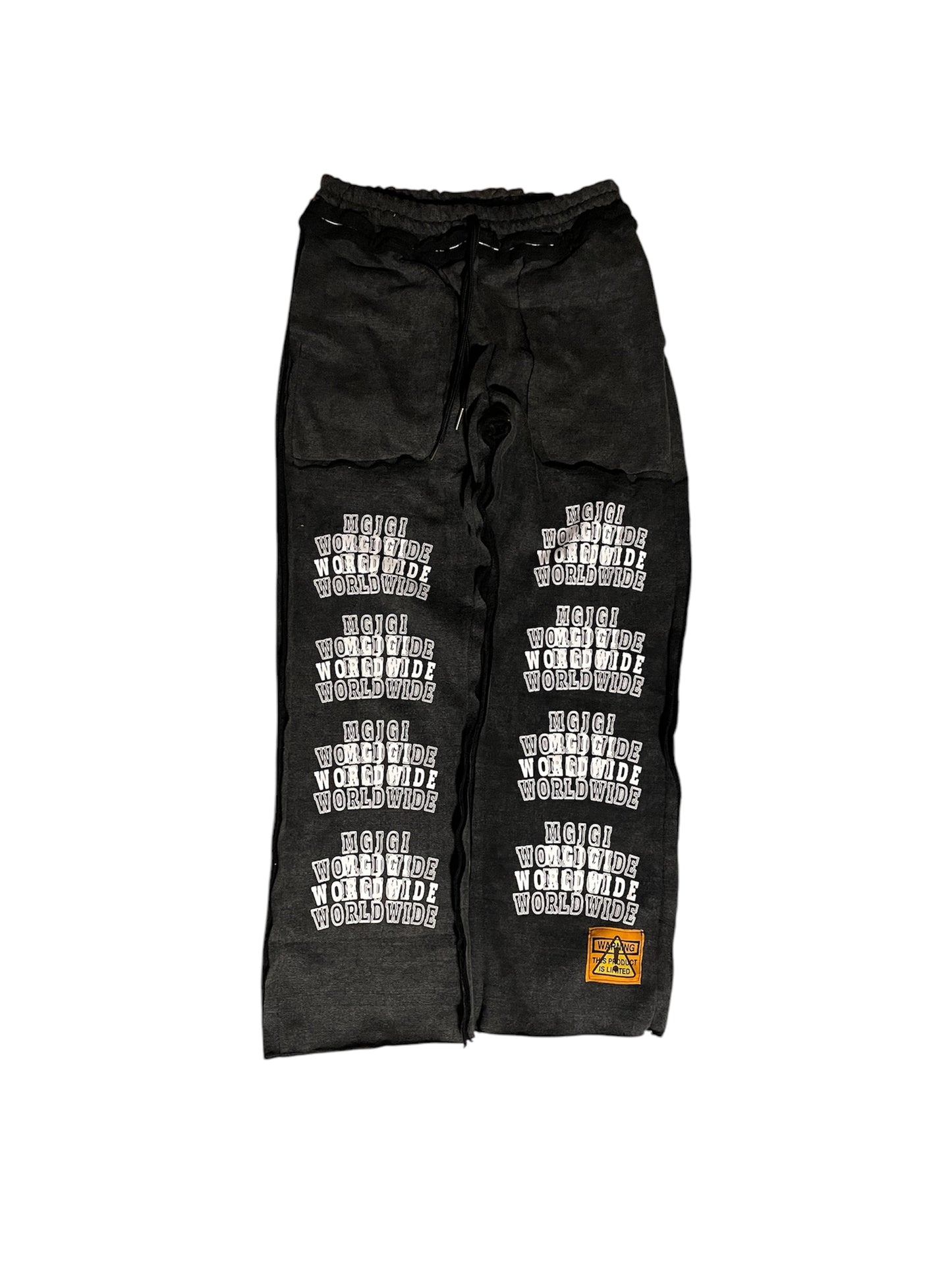 Black MGJGI Worldwide Sweatpants