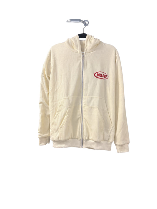 Thermal Hoodie - Off-White/Red