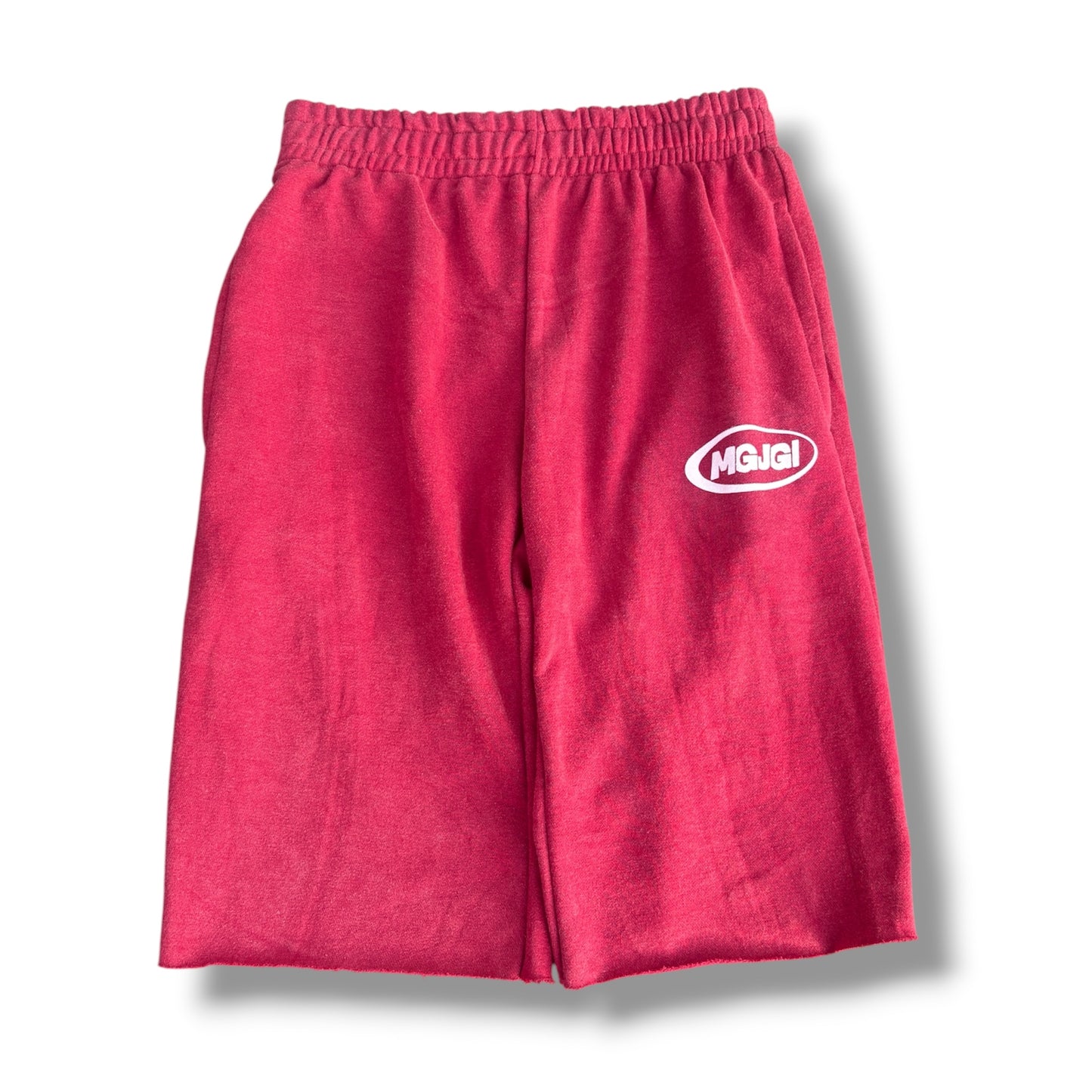 Ball Shorts - Maroon Stone Wash