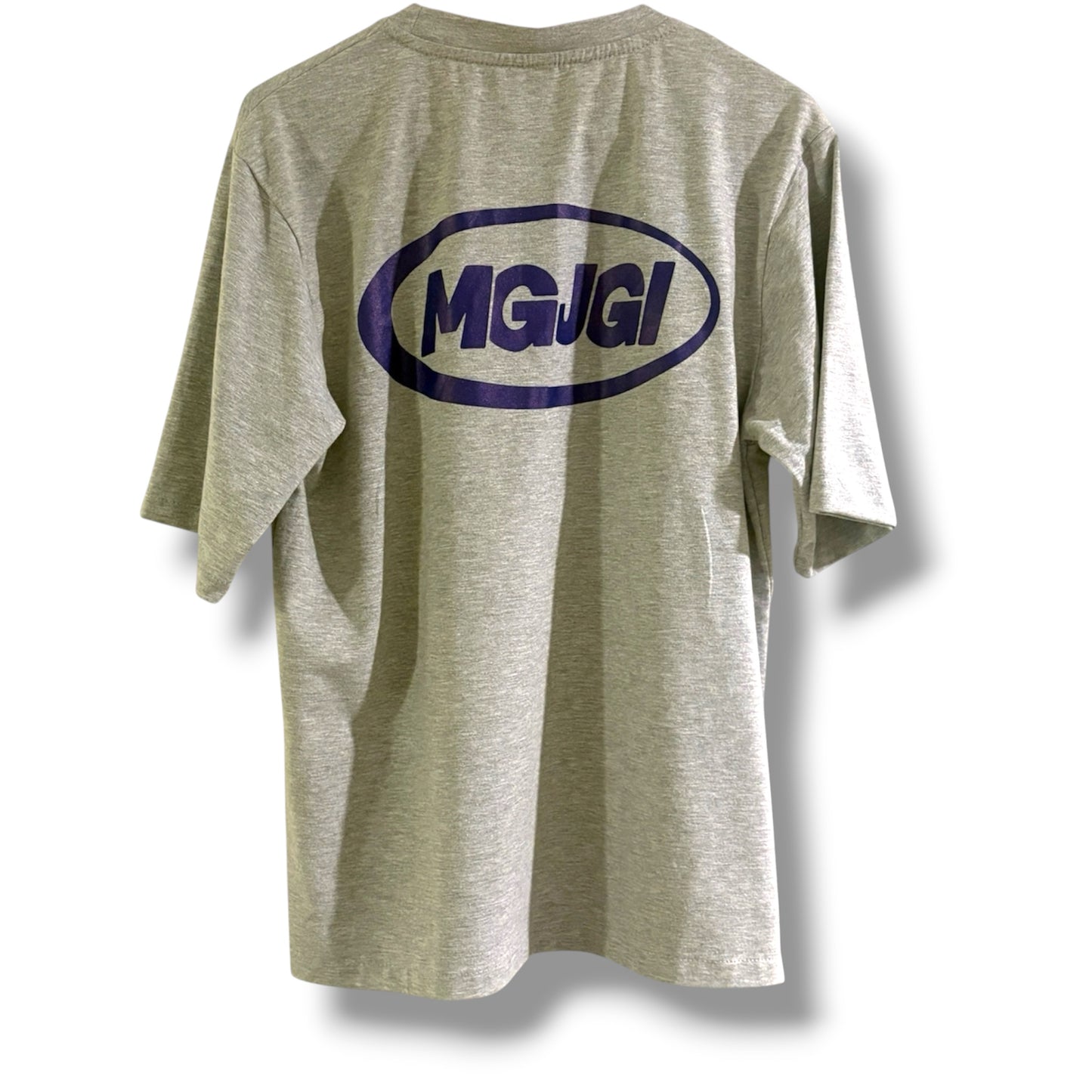 Everyday Tee - Light Gray Stone Wash/Navy Blue