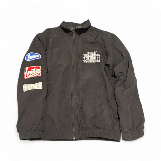 Nylon WindbreakerTop - Black